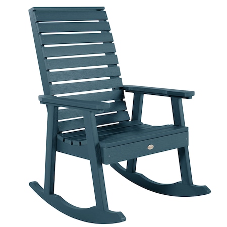 Highwood Usa Weatherly Rocking Chair Outdoor Furniture for Patio, Backyard, Garden AD-RKCH2-NBE